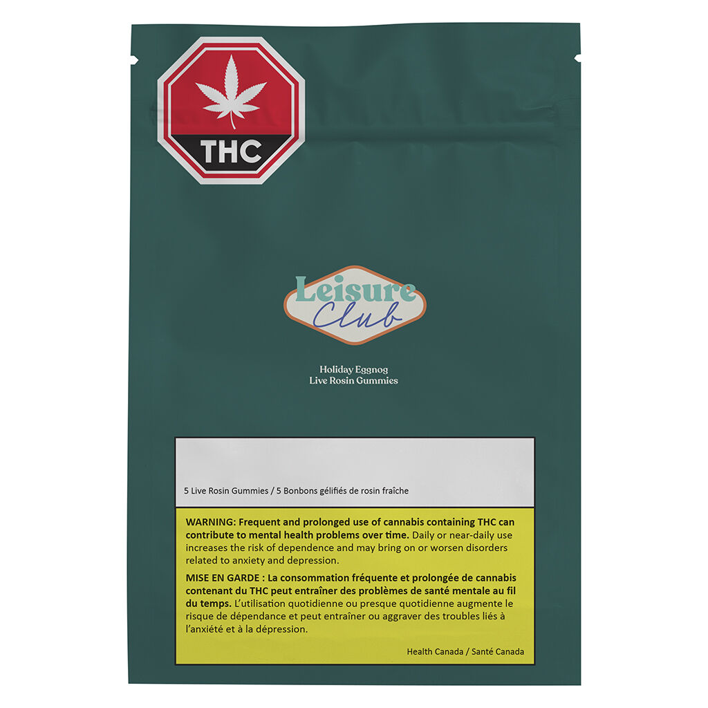 Live Rosin Gummies Holiday Eggnog Soft Chews
